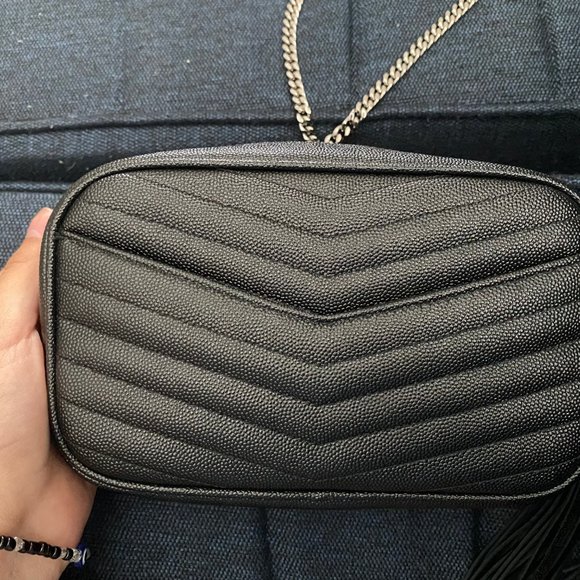 YSL Lou Mini Bag Black - Picture 4 of 9